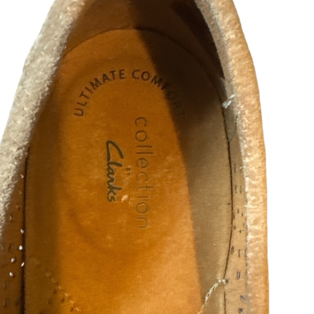 Clarks Women's Trish Calla Loafer Sand 100% Suede Size 9 - Picture 5 of 7